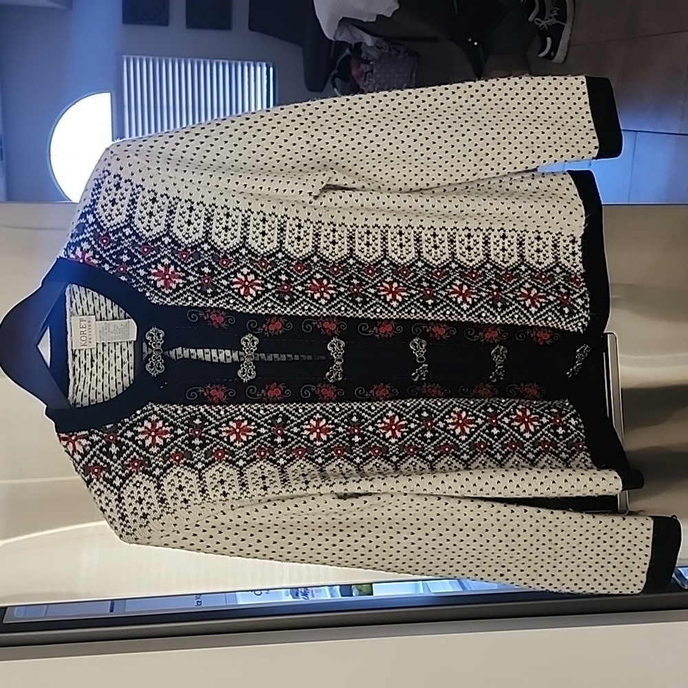 Koret Petites Cardigan sweater, Size SP